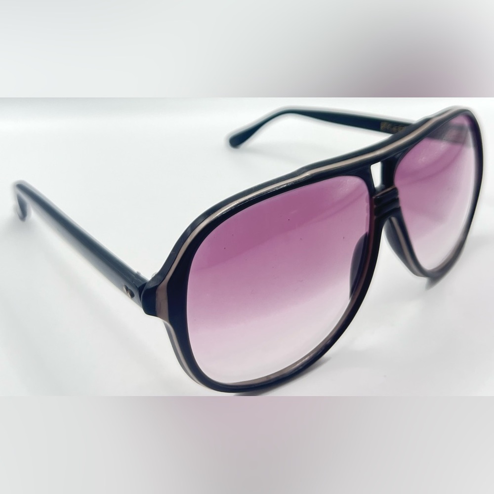 Vintage Style Eyes Black Pilot Sunglasses Frames Only